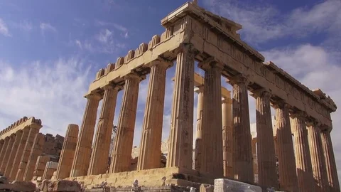 Acropolis in Athens, Greece Stock Footage 73097093
