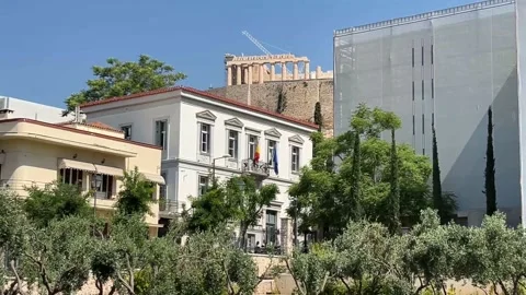 Acropolis, Athens, Greece Stock Footage 201380539