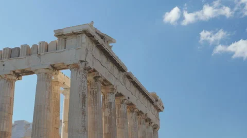 Acropolis, Athens, Greece, Timelapse, 4k Stock Footage 58252777