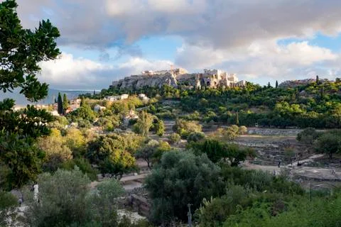 Acropolis of athens Stock Photos