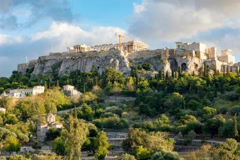 Acropolis of athens Stock Photos