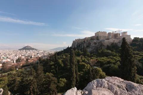 Acropolis of Athens Stock Photos
