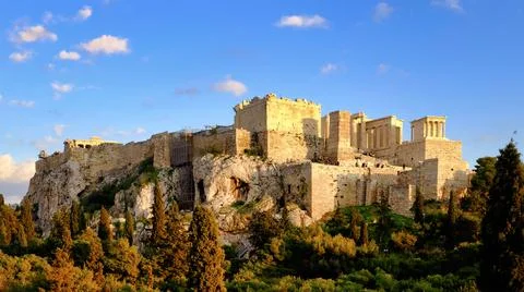Acropolis of Athens Stock Photos