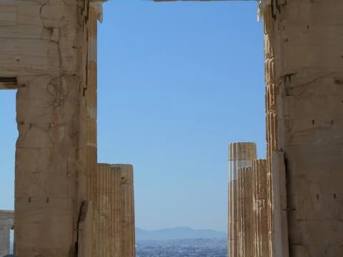 Acropolis of Athens 스톡 사진