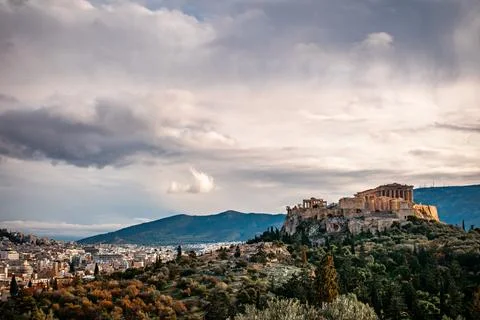 The Acropolis of Athens 스톡 사진