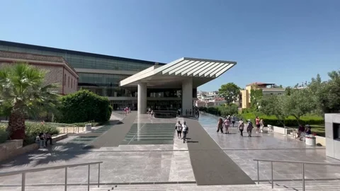 Acropolis Museum, Athens, Greece Stock Footage 201380532