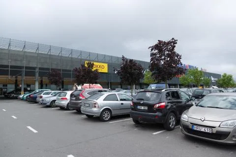 The acropolis store in KLAIPEDA Stock Photos