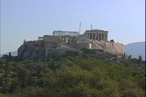 Acropolis View-ws-zoom Video stock 816024