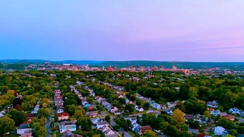Across the Backdrop - Syracuse, NY Fotos Stock