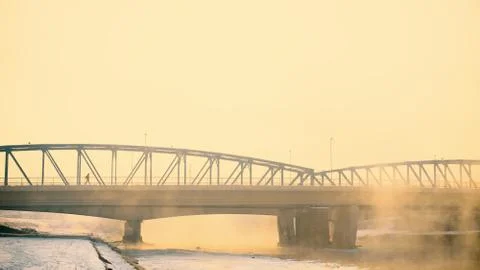 Across the Bridge Stock Photos