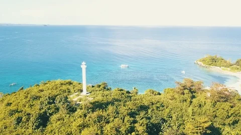 Across The Forest of Malapascua Island Stock Footage