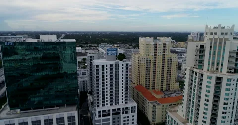 Across the Kendall skyline Stock Footage 160502803