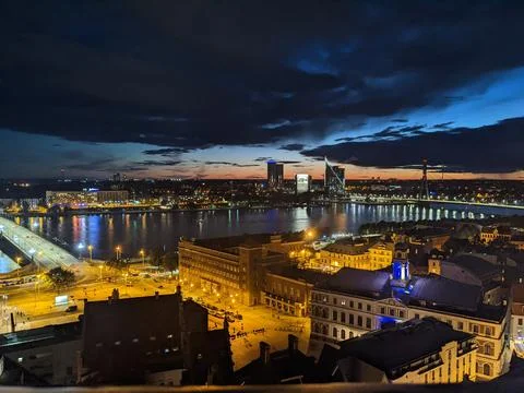 Across the River from Riga Stock Photos
