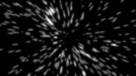 Across the space on black background Stock Footage 42502932