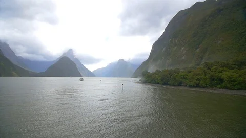 Across a waterfall Stock Footage 98678040