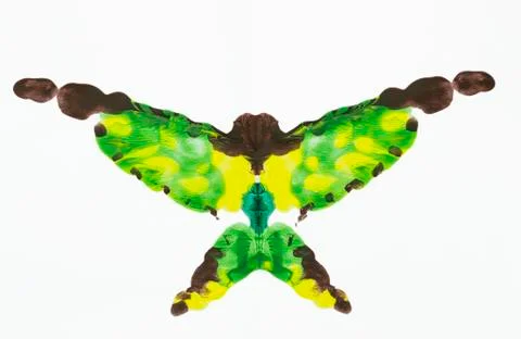 Acrylic butterfly Stock Illustration