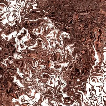 Acrylic chocolate and vanilla pattern with iridescent tones Stock Illustration