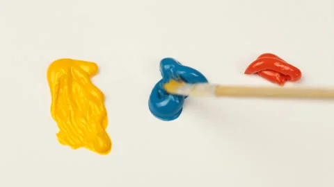 Acrylic colors Stock Footage 302216596