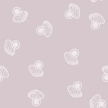 Acrylic fabric line seamless pattern Stock Illustration
