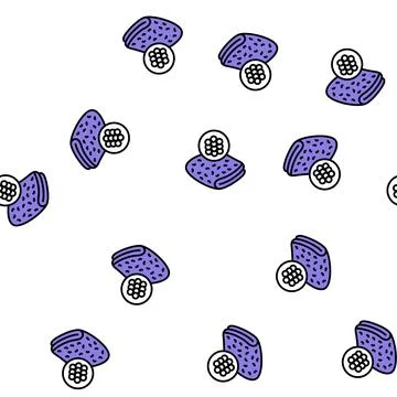 Acrylic fabric vector seamless pattern 库存插图