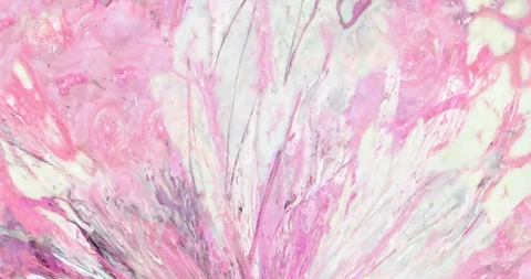 Acrylic Fluid Painting. Looped Background Stock Footage 123771012
