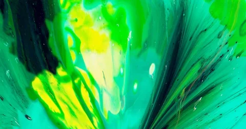 Acrylic Fluid Painting. Looped Background Stock Footage 123771853