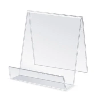 Acrylic holder. Vector Stock Illustration