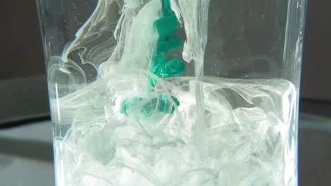 Acrylic ink in water. Stock Footage 195965657