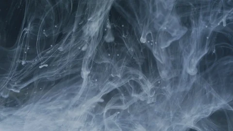 Acrylic paint diffusing in water Stock Footage 100019549