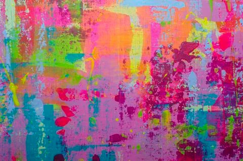 Acrylic painted background Stock Photos