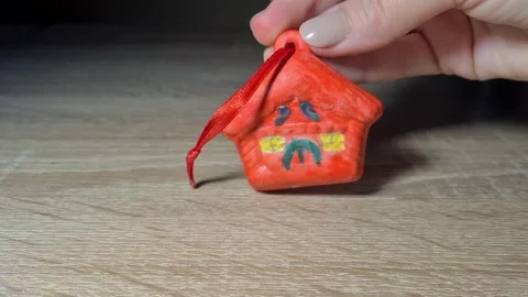 Acrylic painted decorations 動画素材 154896116