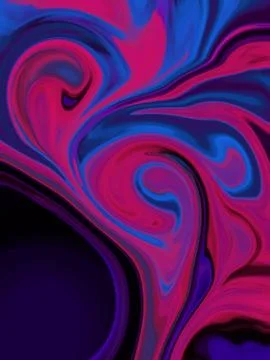 Acrylic pour art 库存插图