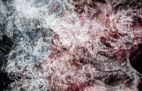 Acrylic Seamless Pattern with Fur Effect. Acrylic Background. Hand Painted 스톡 일러스트