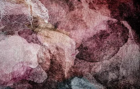 Acrylic Seamless Pattern with Fur Effect. Acrylic Background. Hand Painted Stockillustratie