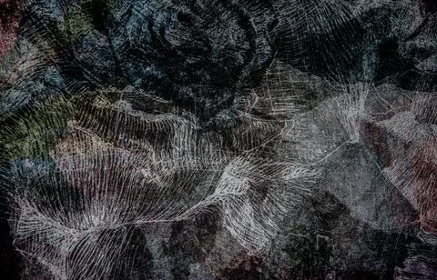 Acrylic Seamless Pattern with Fur Effect. Acrylic Background. Hand Painted Illustrazione stock