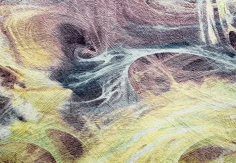 Acrylic Seamless Pattern with Fur Effect. Acrylic Background. Hand Painted Stock Photos