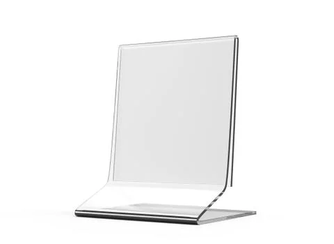 Acrylic stand mockup Stock Illustration