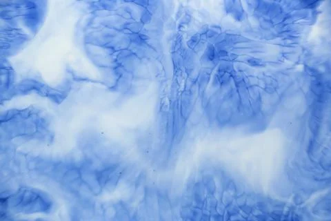 Acrylic texture with blue background Stock Photos