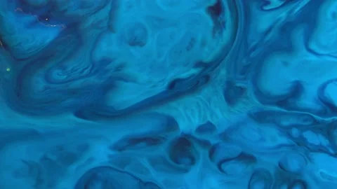 Acrylic texture with blue marbling background Video stock 137810860