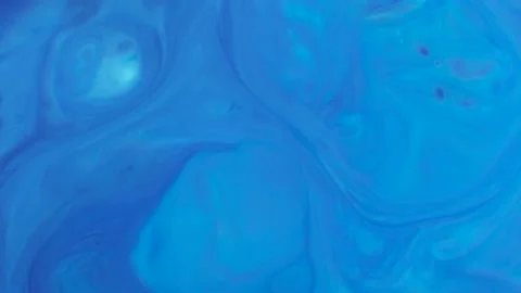 Acrylic texture with blue marbling background Video stock 140470312