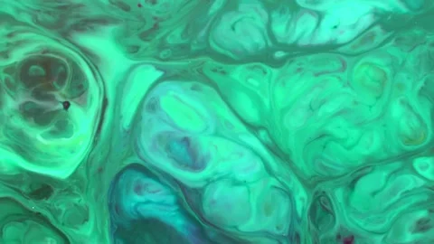Acrylic texture with blue marbling background Video stock 143958374