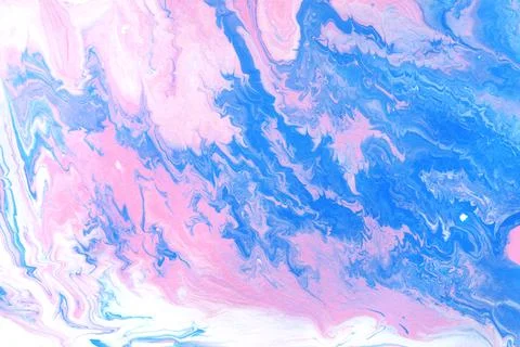 Acrylic texture made in fluid pour technique. Stock Illustration