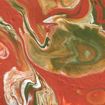 Acrylic texture made in fluid pour technique. Stock Illustration