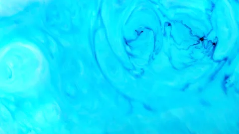 Acrylic texture with marble pattern, blue marbling Stock Footage 196125850