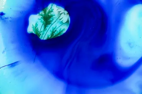 Acrylic texture with marble pattern, marbling background Stock Photos