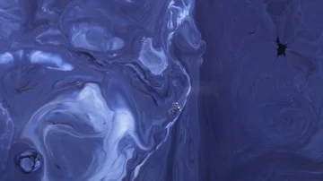 Acrylic texture with marbling background blue Video stock 85901846