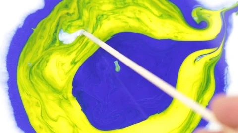 Acrylic texture with marbling background Stock-Footage 89180968