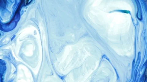 Acrylic texture with marbling blue background Stock-Footage 102957999
