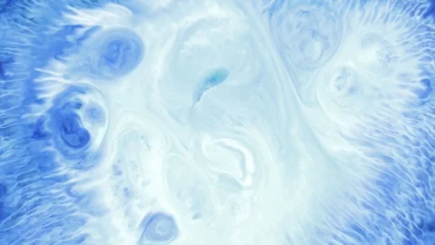 Acrylic texture with marbling blue background 動画素材 102983114