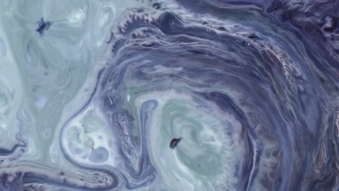 Acrylic texture with marbling blue background Video stock 104441383